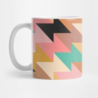 Geometric Shapes - Boho Vibes No.003 / Cozy, Vintage, Summery Shades Mug